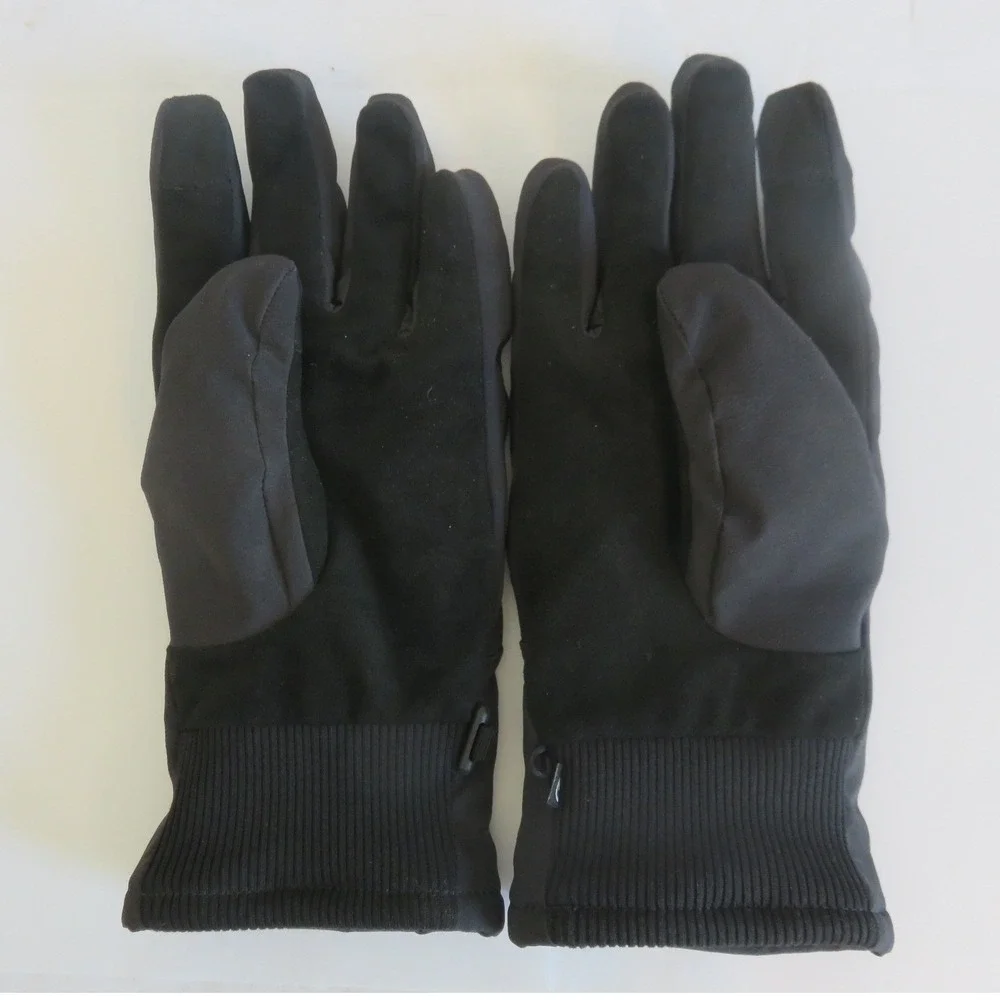 The North Face Womens‎ Apex Etip Gloves Black Softshell Fleece Lined Large L